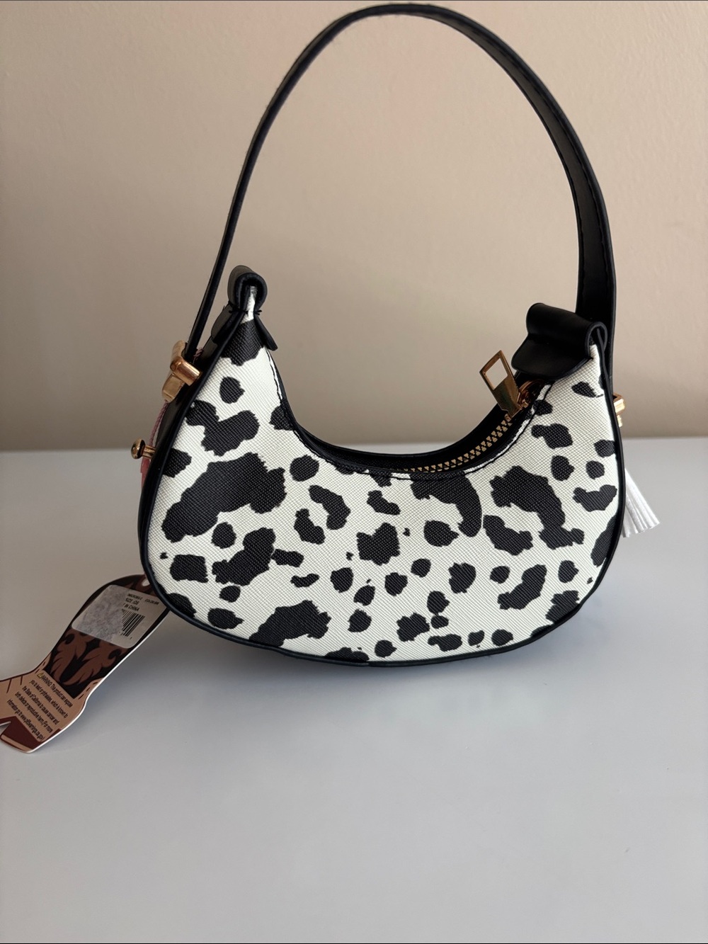 Mini bag with charm NWT